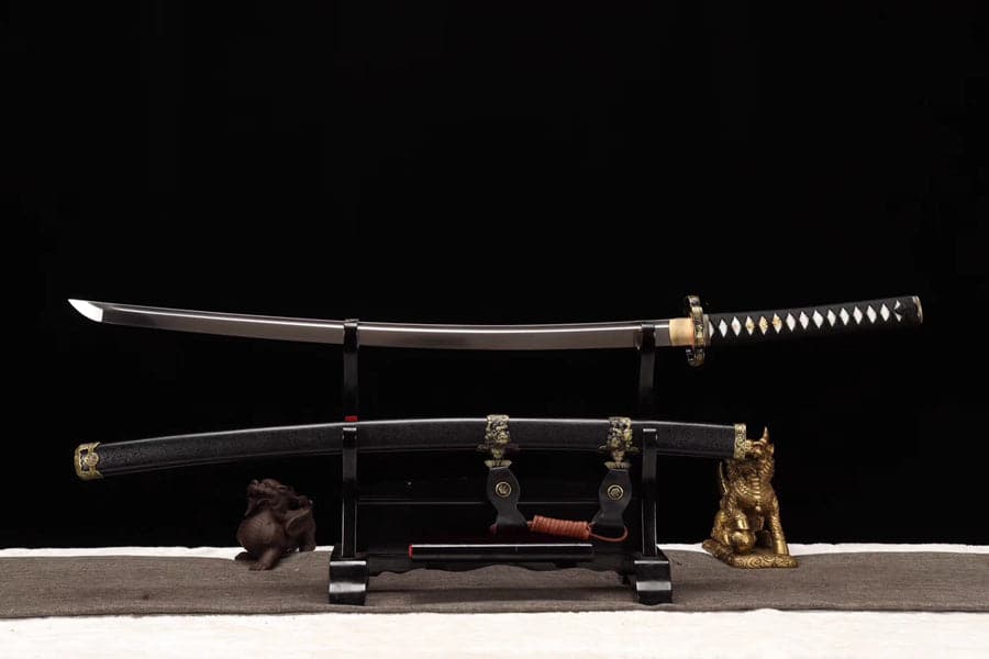 boxkatana Handmade Japanese Tachi Odachi Hidden Front 9260 Spring Steel