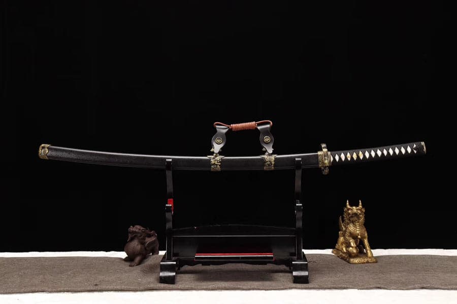 boxkatana Handmade Japanese Tachi Odachi Hidden Front 9260 Spring Steel