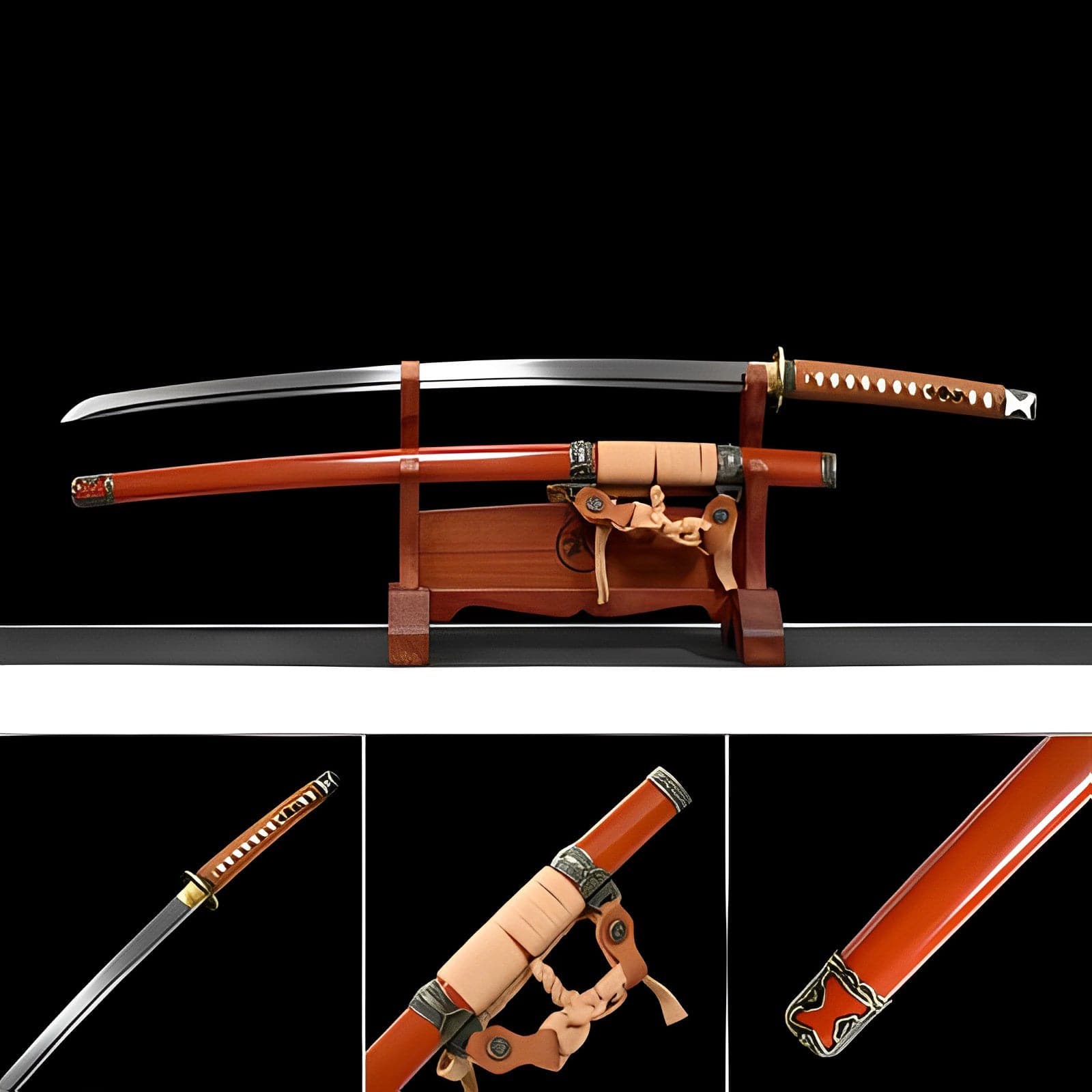 boxkatana Handmade Japanese Tachi Odachi Yoshida 9260 Spring Steel Full Tang