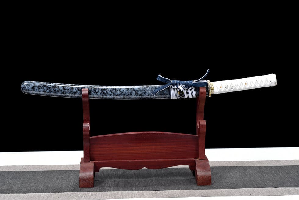boxkatana Handmade Japanese Wakizashi Water T10 Carbon steel Turns the soil to burn blade
