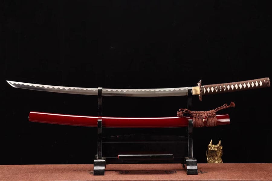 boxkatana Handmade Rurouni Kenshin Reverse Blade Sword T10 Turns the soil to burn blade
