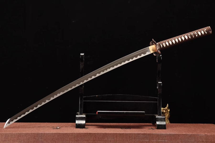 boxkatana Handmade Rurouni Kenshin Reverse Blade Sword T10 Turns the soil to burn blade
