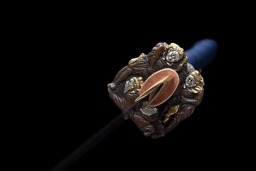 boxkatana Handmade Rurouni Kenshin T10 burn blade Grinding with Gray Blade