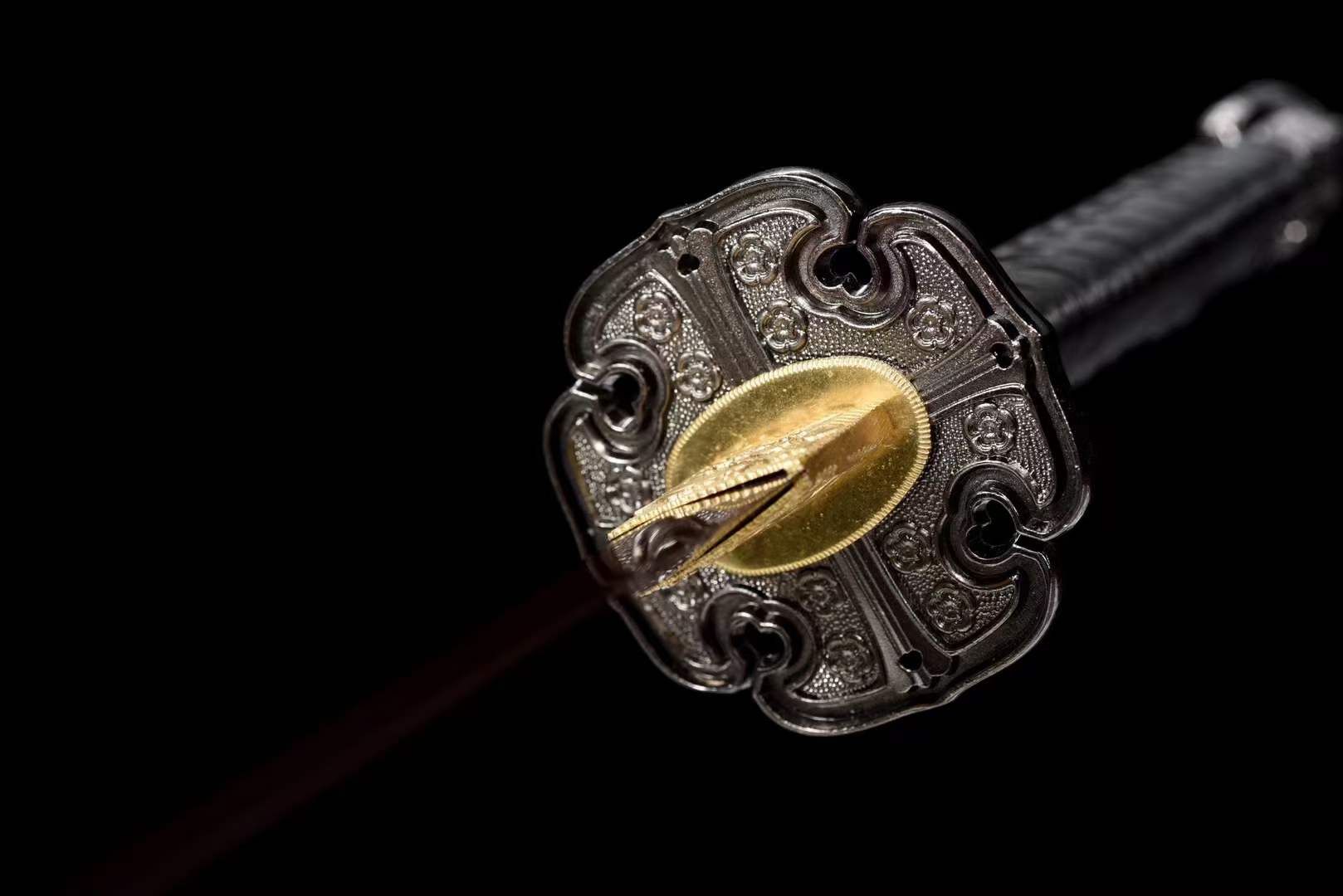 boxkatana Handmade Undead Cut Katana Sword, Sekiro: Shadows Die Twice Japanese Samurai Sword, Red Manganese Steel Blades, Full Tang