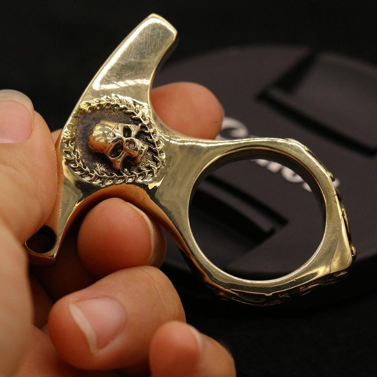 Real Brass Knuckles Keychain - Cakra EDC Gadgets
