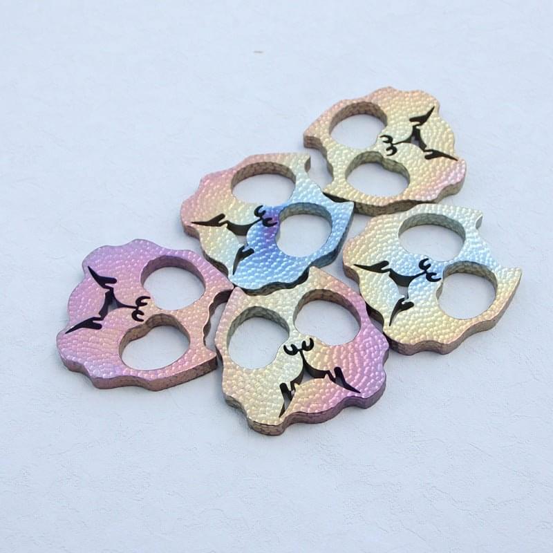 Bulldog Two Finger Titanium Knuckles - Cakra EDC Gadgets