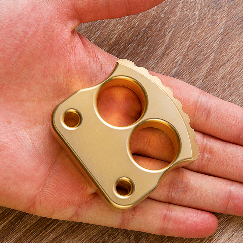 Afrankart DFK 2 Finger Brass Knuckles Knuckle Duster -Cakra EDC Gadgets
