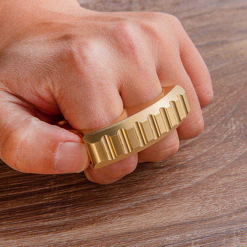 Afrankart DFK 2 Finger Brass Knuckles Knuckle Duster -Cakra EDC Gadgets