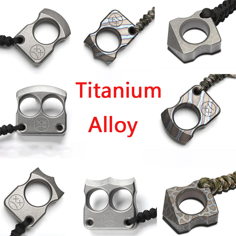 Titanium alloy brass knuckles