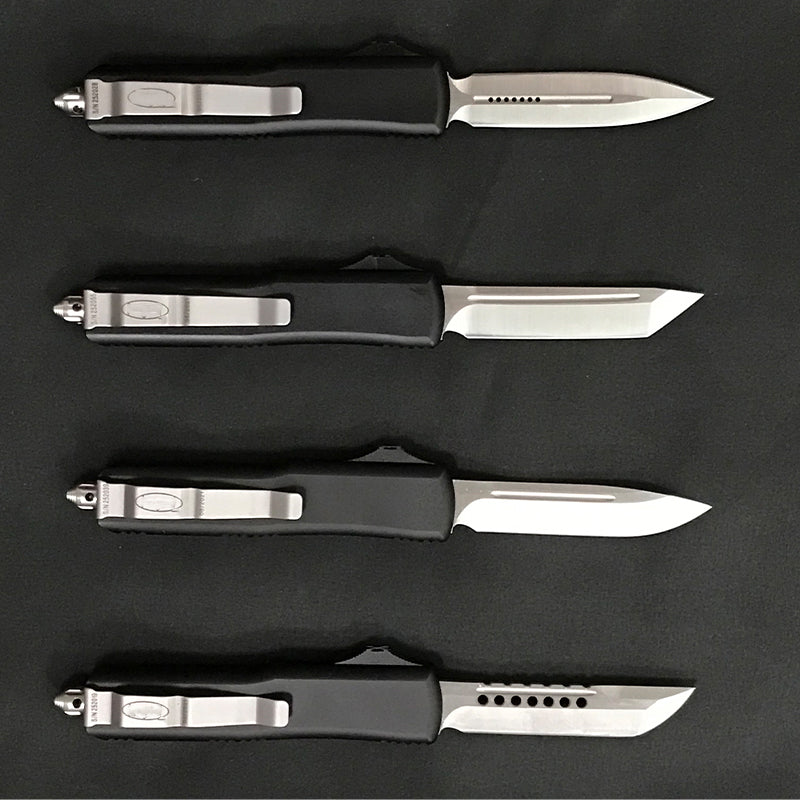 Outdoor Tactical Knife Aluminum Handle Camping Survival Defense Pocket Knives