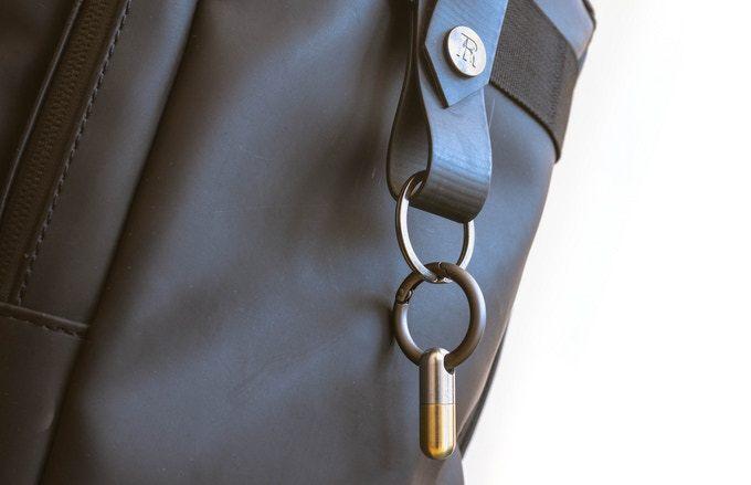 Mini Capsule Open Box Portable Keychain Charm