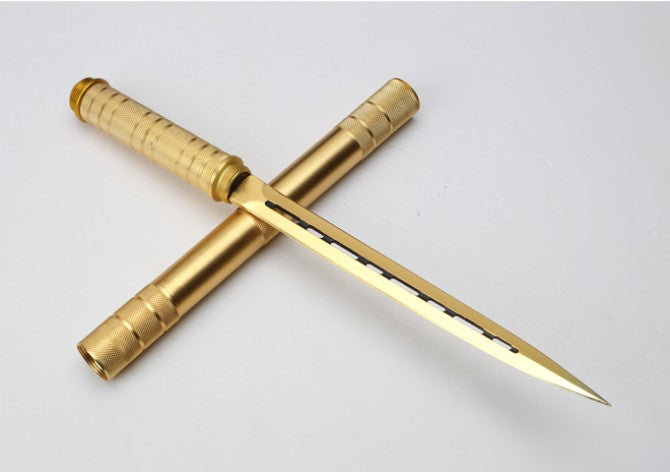 Keepsake Double - Bladed Baton Knife, Four - section Extended Version