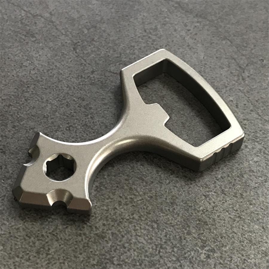 Versatile Titanium Bottle Opener Portable EDC Tool