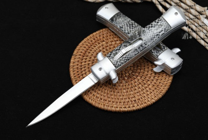 OTF Knife - Snake Skin Pattern