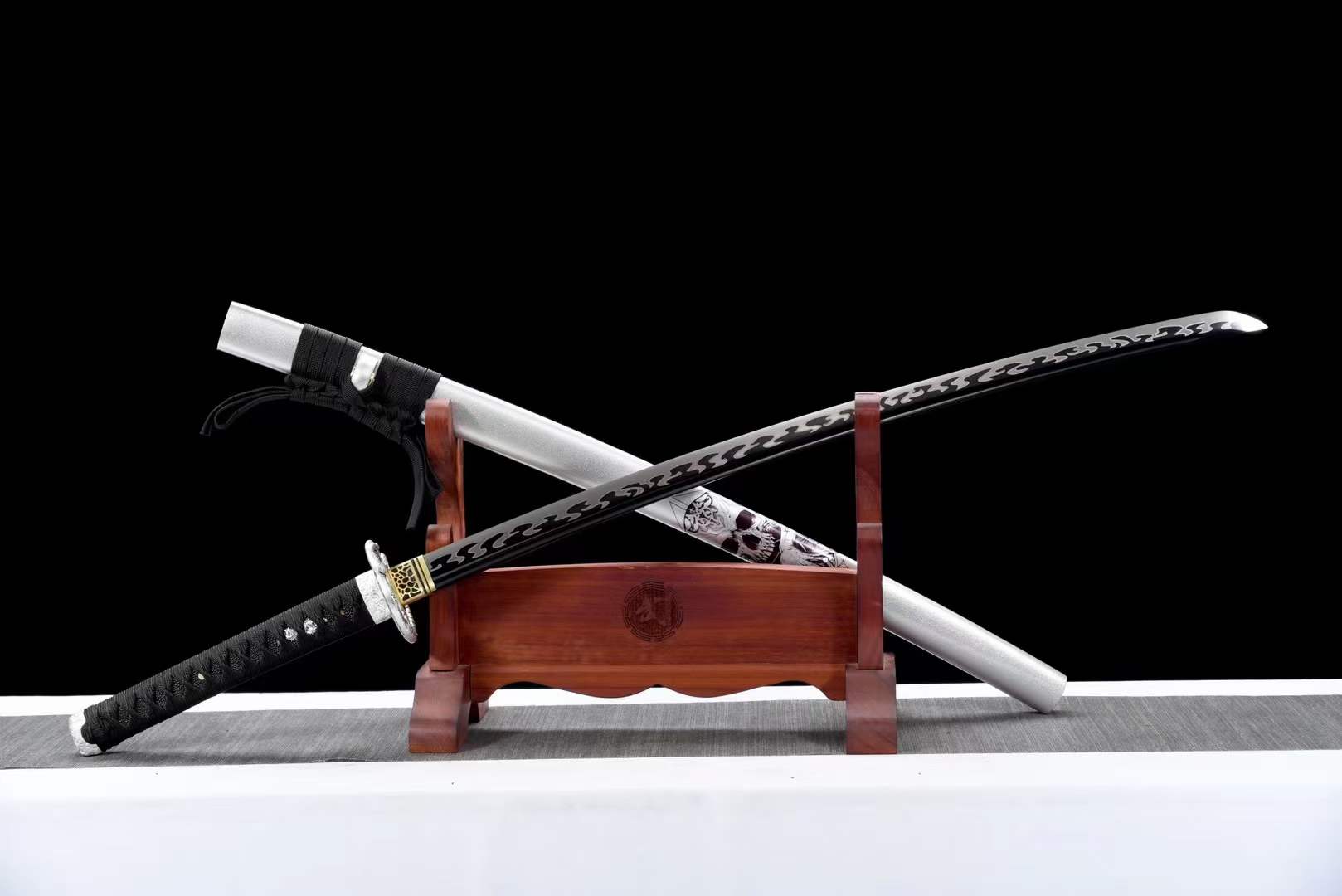 Hand Forged Japanese Samurai Katana Heavenly Serpent High Manganese Steel