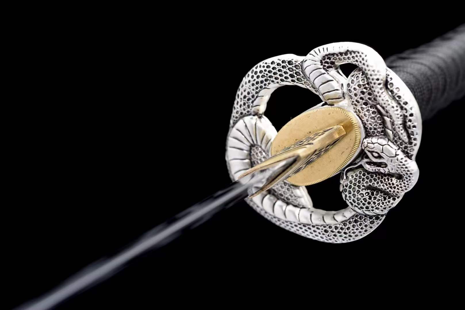 Hand Forged Japanese Samurai Katana Heavenly Serpent High Manganese Steel