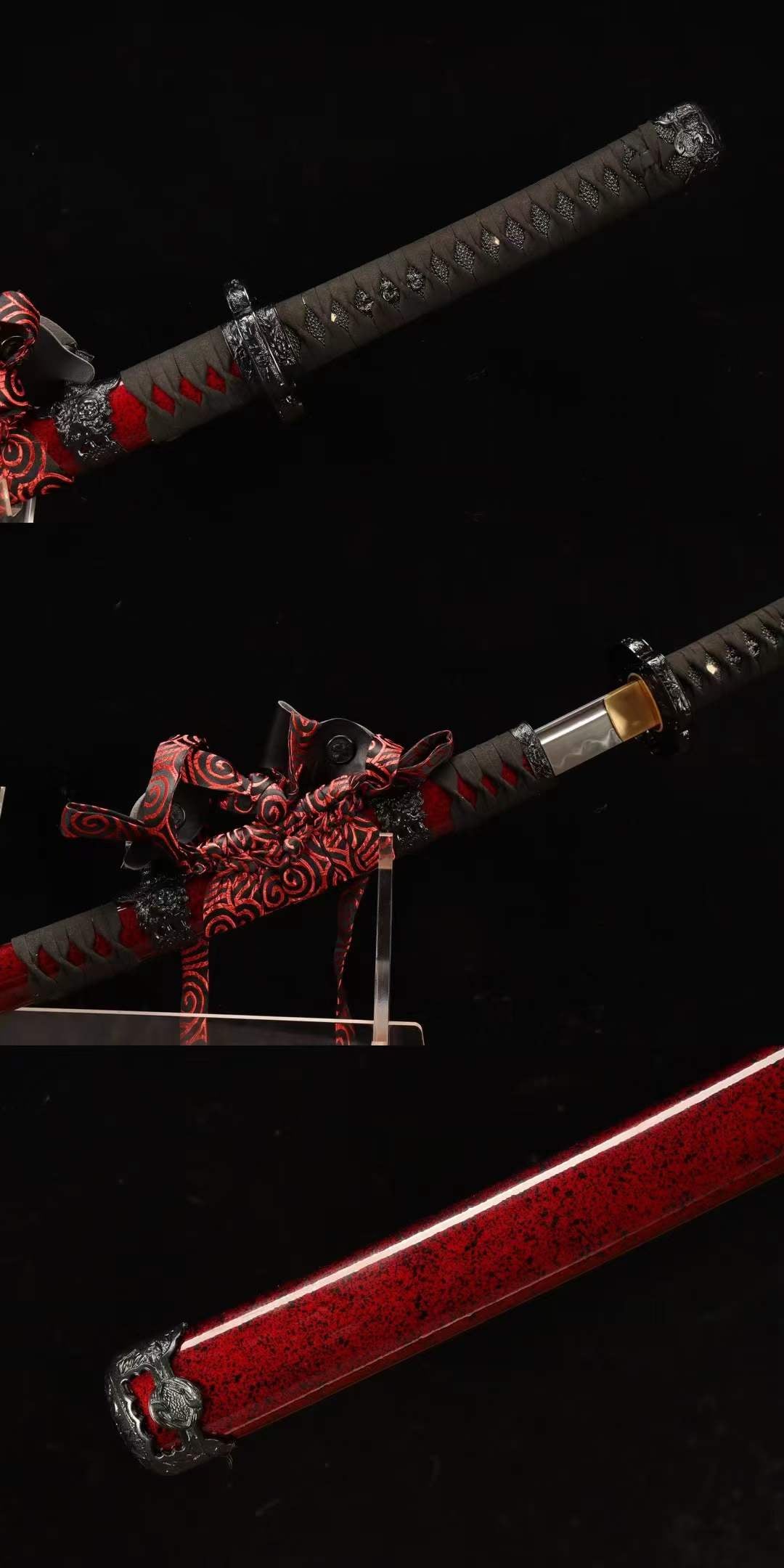 Handmade Japanese Tachi Odachi Crimson Lion