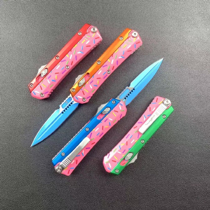 Mini Cobra OTF Knife Doughnut Edition