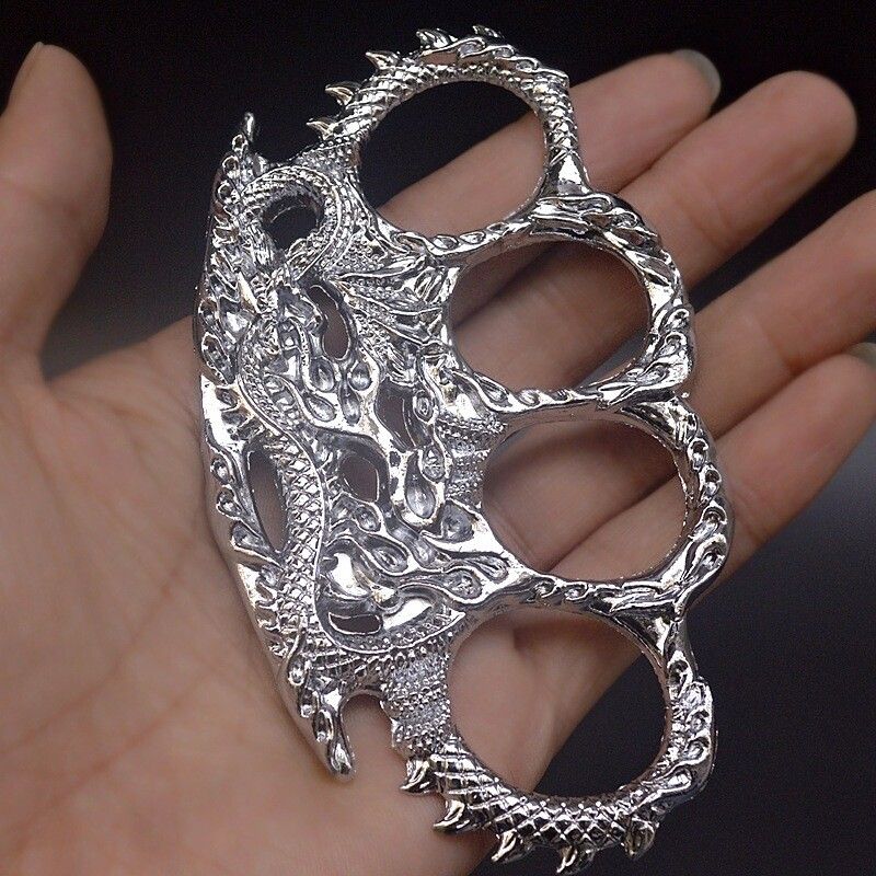 Dragon-patterned Thick High-strength Tactical Finger Ring