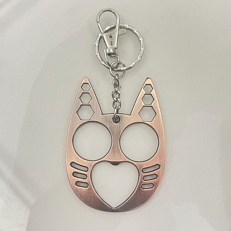 Colorful Metal Cat-shaped Finger Tiger Buckle, Self-defense Weapon Decor