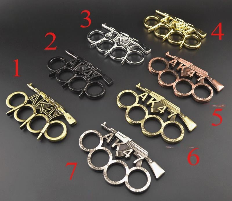 AK Pistol-style High-strength Tactical Finger Ring (Knuckle Duster) - Tactical Survival Tool