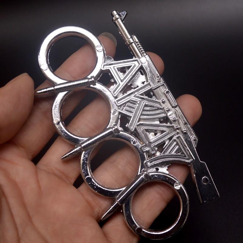 AK Pistol-style High-strength Tactical Finger Ring (Knuckle Duster) - Tactical Survival Tool