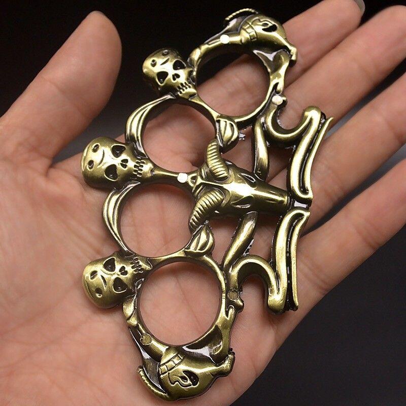 Hot Selling 3-Color Skull Self-Defense Finger Tiger