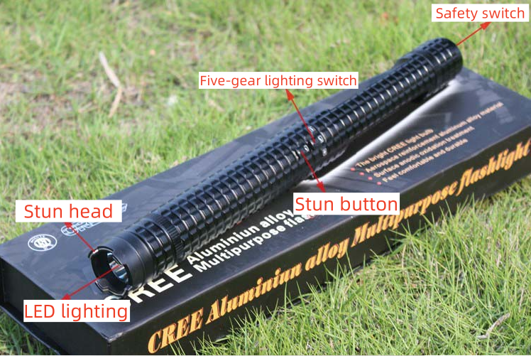 Five - gear High - intensity Stun Gun with Anti - impact Design