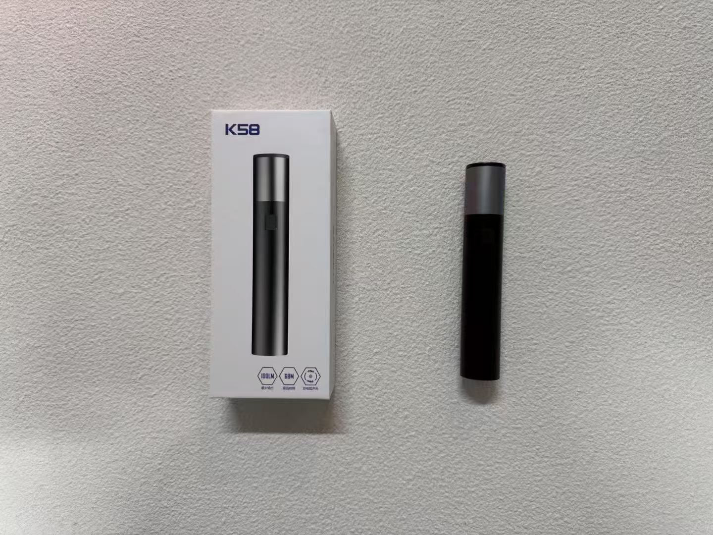 🔥K58 Black/Silver Edition Double Eleven Sale [Celebration] Mini Self-Defense Flashlight🔦,