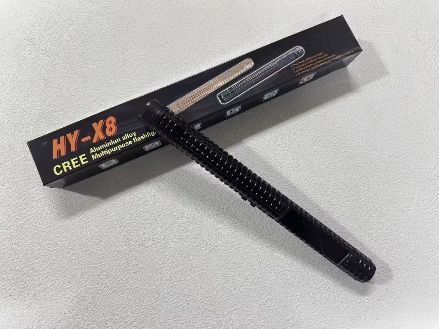 X8 Black Classic model, high-intensity flashing light Heavy stun gun