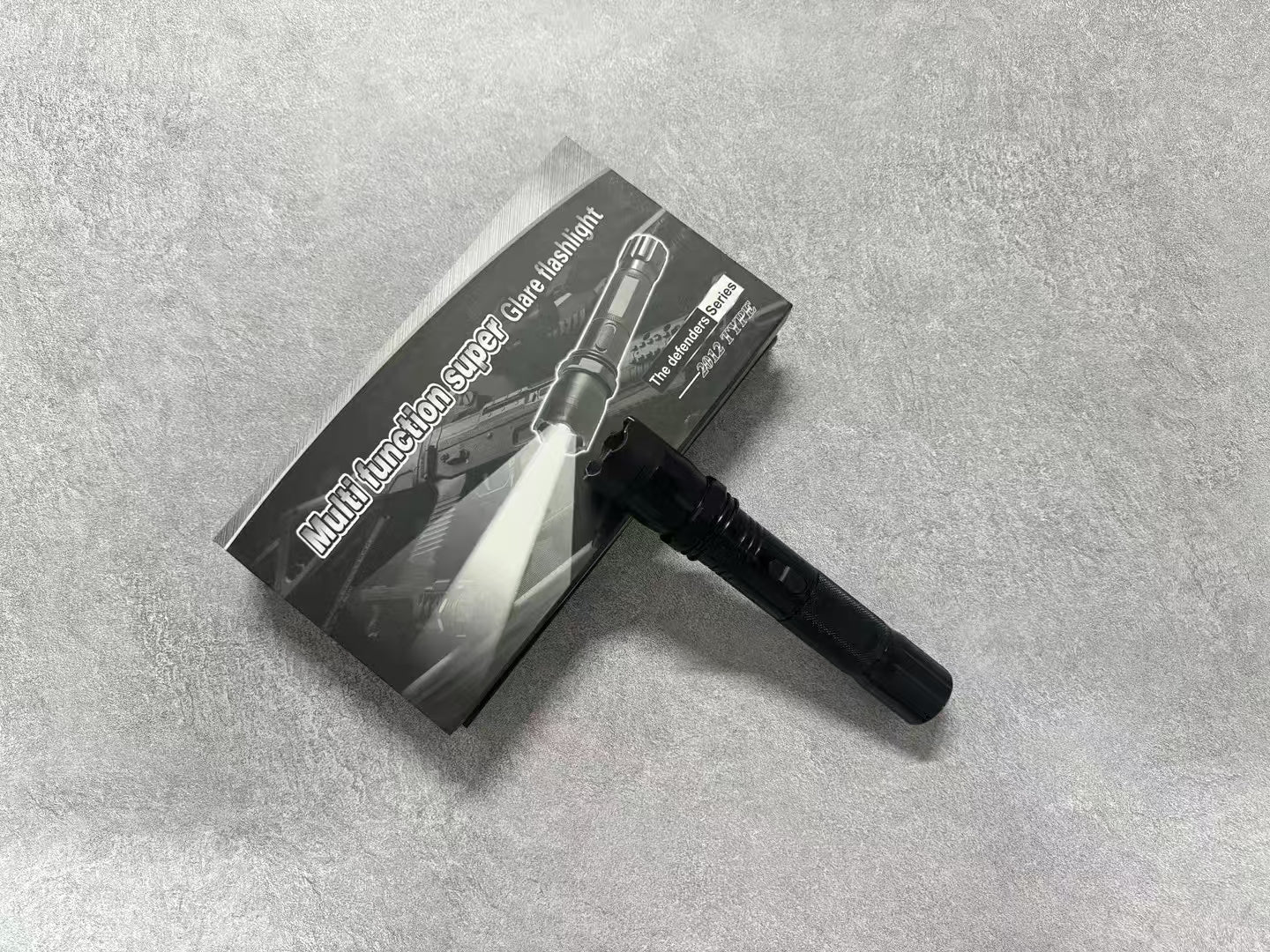 1102 High-power flashlight with stun function. stun gun