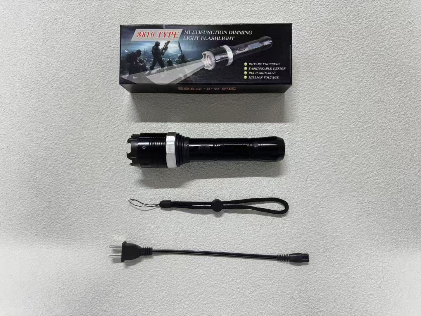 🔥8810 High-Power Flashlight High-powered strobe ligh