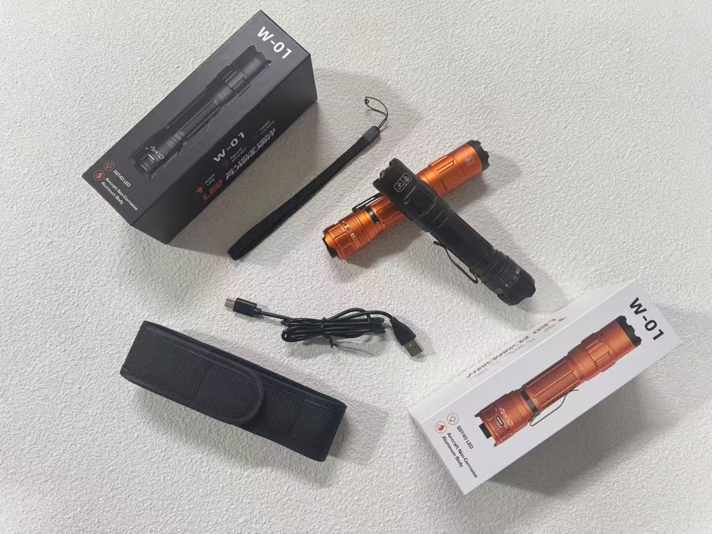 W-01 Self-Defense Flashlight 🔥