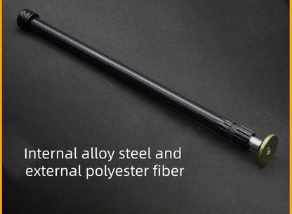 Lightweight expandable baton, self-defense weapon, retractable polyester fiber stick, legal self-defense anti-riot supplies, vehicle-mounted three-section rubber (baton)