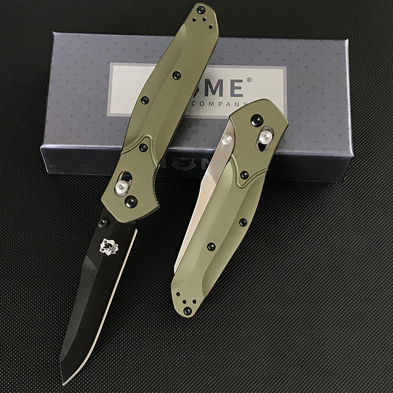 Liome 940 Axis Folding Knife Aluminum Handle Outdoor Fishing Hunting Saber Safety Defense Pocket Knives EDC Tool