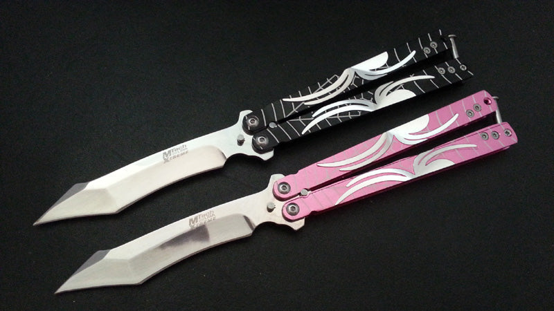 Spider Mirror Polished Folding Knife