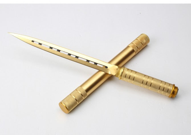 Keepsake Double - Bladed Baton Knife, Four - section Extended Version