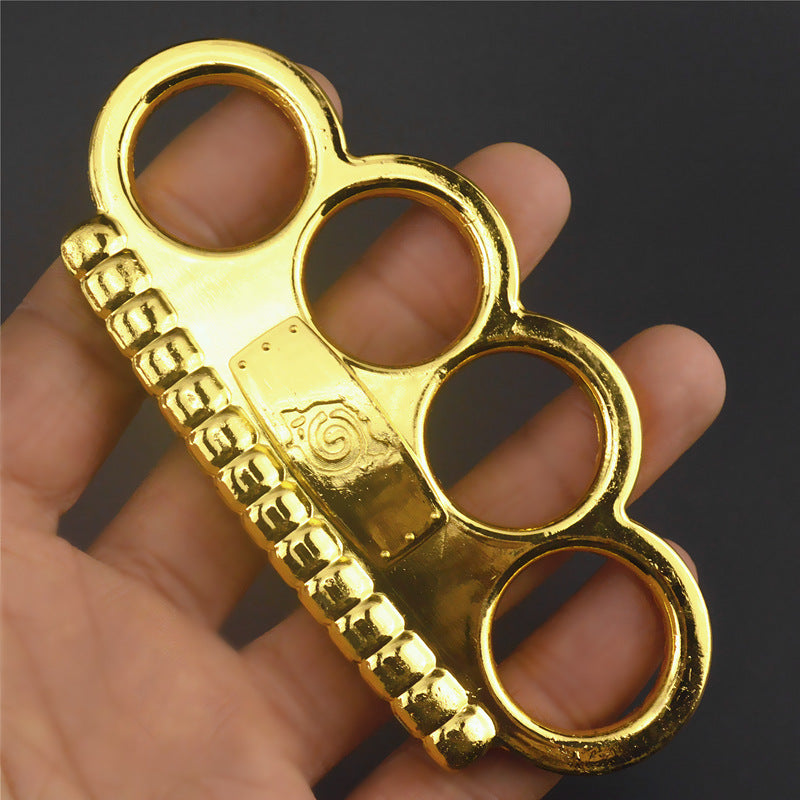 NINJIA MING - Solid Brass Knuckles Duster For Self Defense Window Breaker EDC Supplies