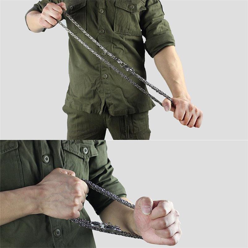 Adjustable and Removable Wrist Dragon Head Titanium Chain Decoration