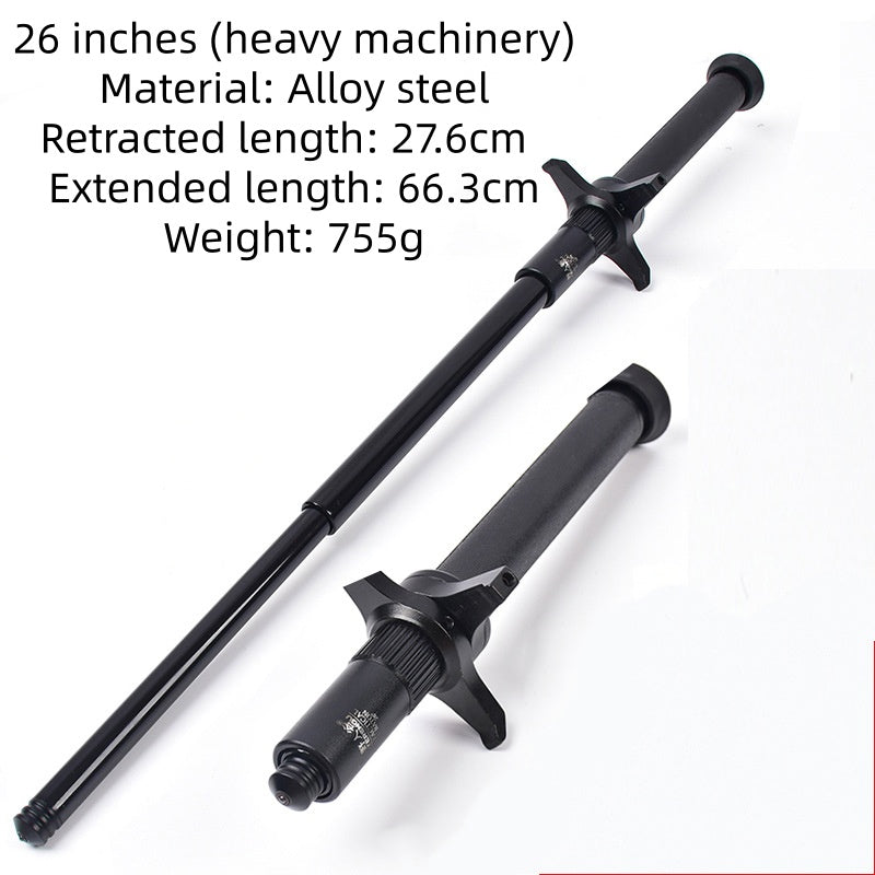 Mechanical baton, heavy-duty vehicle-mounted self-defense weapon supplies, legal tools, self-defense protection, telescopic baton