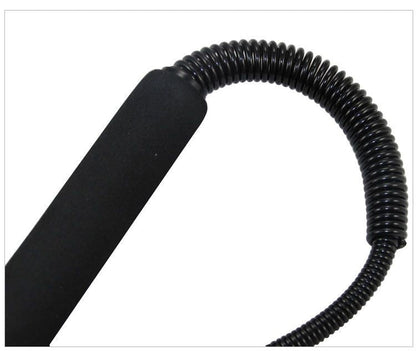 Martial arts spring whip with rubber handle, soft whip, telescopic whip, retractable whip, anti-wolf weapon, spring stick, spring soft stick