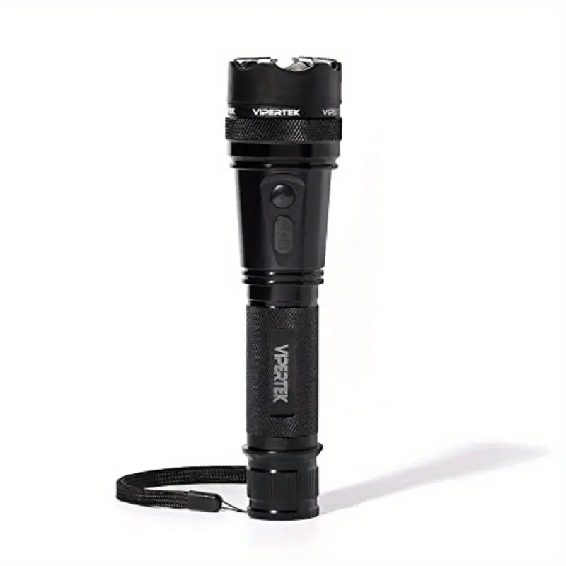 Heavy Duty Aluminum Stun Gun with LED - 10.5" Portable Tactical Stun Gun, Ergonomic Design, Rechargeable & Compact for Self, Hunting, Fishing, Activities, Stun Gun for Hunting, Tactical Gear, Ergonomic Grip, Durable Construction