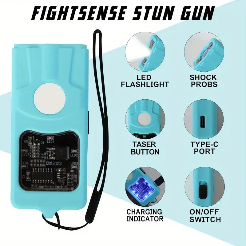 Flashlight Stun Gun for Self Defense u2013 Compact amp; Powerful Self Defense Flashlight