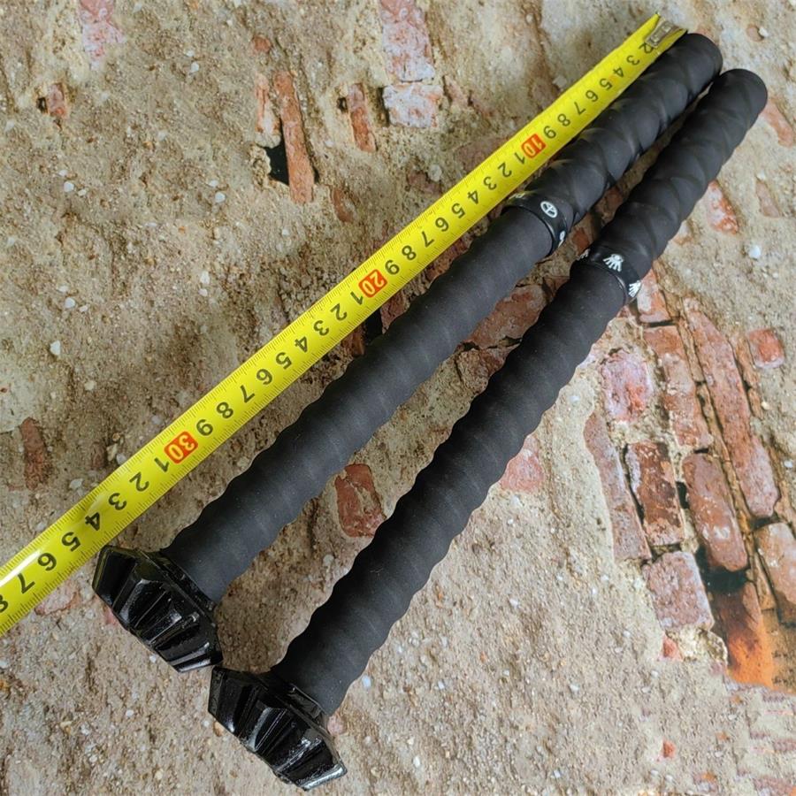 Black 2 Pcs Outdoor Tool