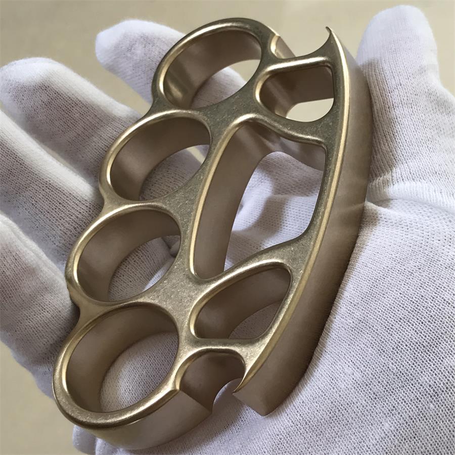 Mate X2 Savage -Stonewashed Brass Knuckle Dusters Bottle Opener EDC Tools