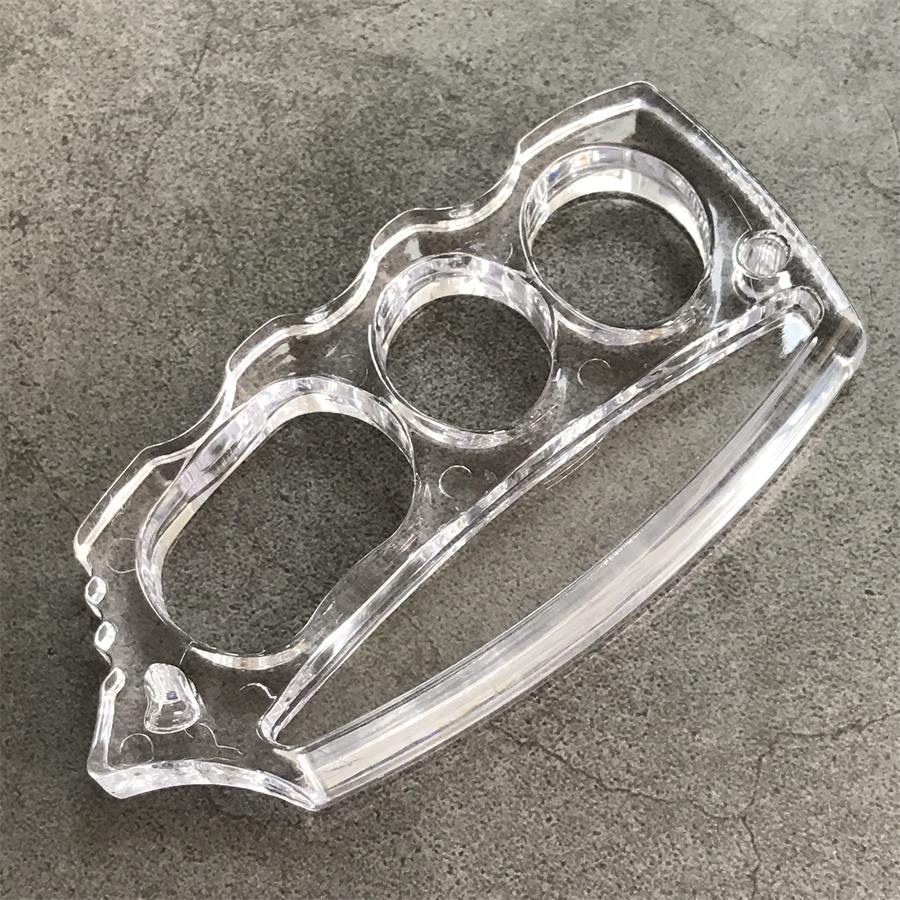 Transparent Knuckle Duster Window Breaking EDC Tool