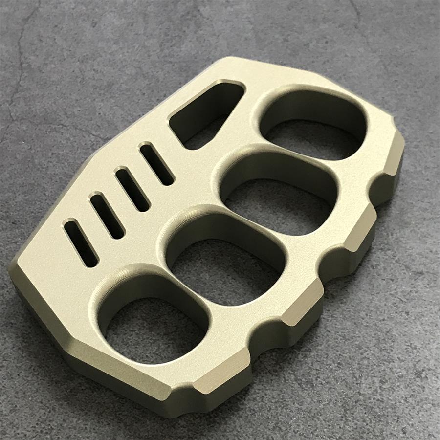 Aviation Aluminum Knuckle Dusters Large Finger Hole EDC Tool