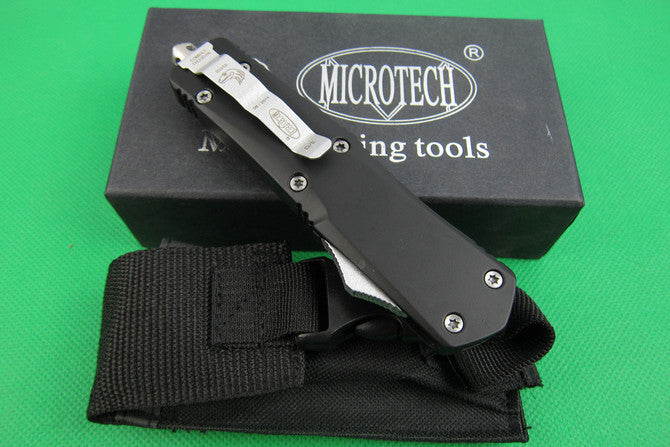 A07 Double-Edged Serrated Knife