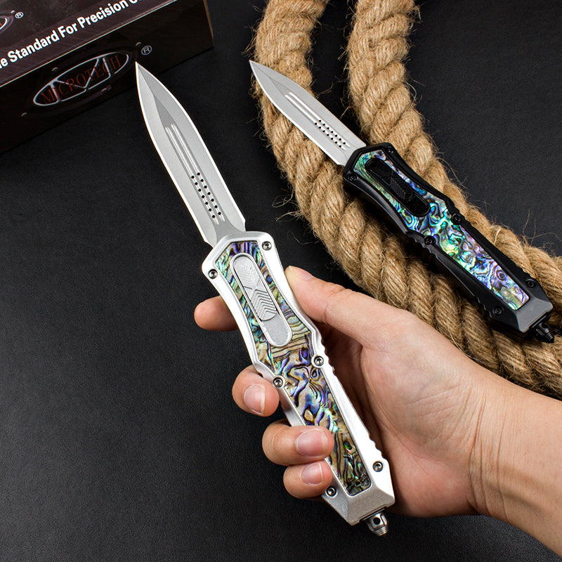 Goddess Bobbi Handle Straight Switchblade