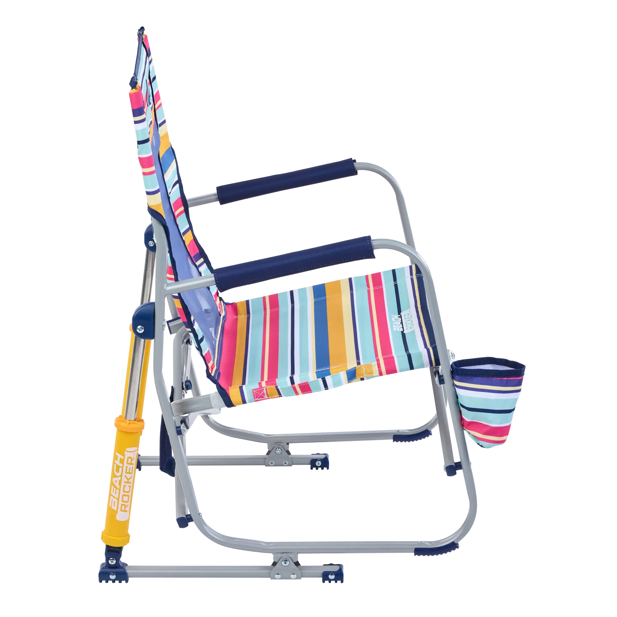 Beach Rocker, Multi Stripe, Right Side